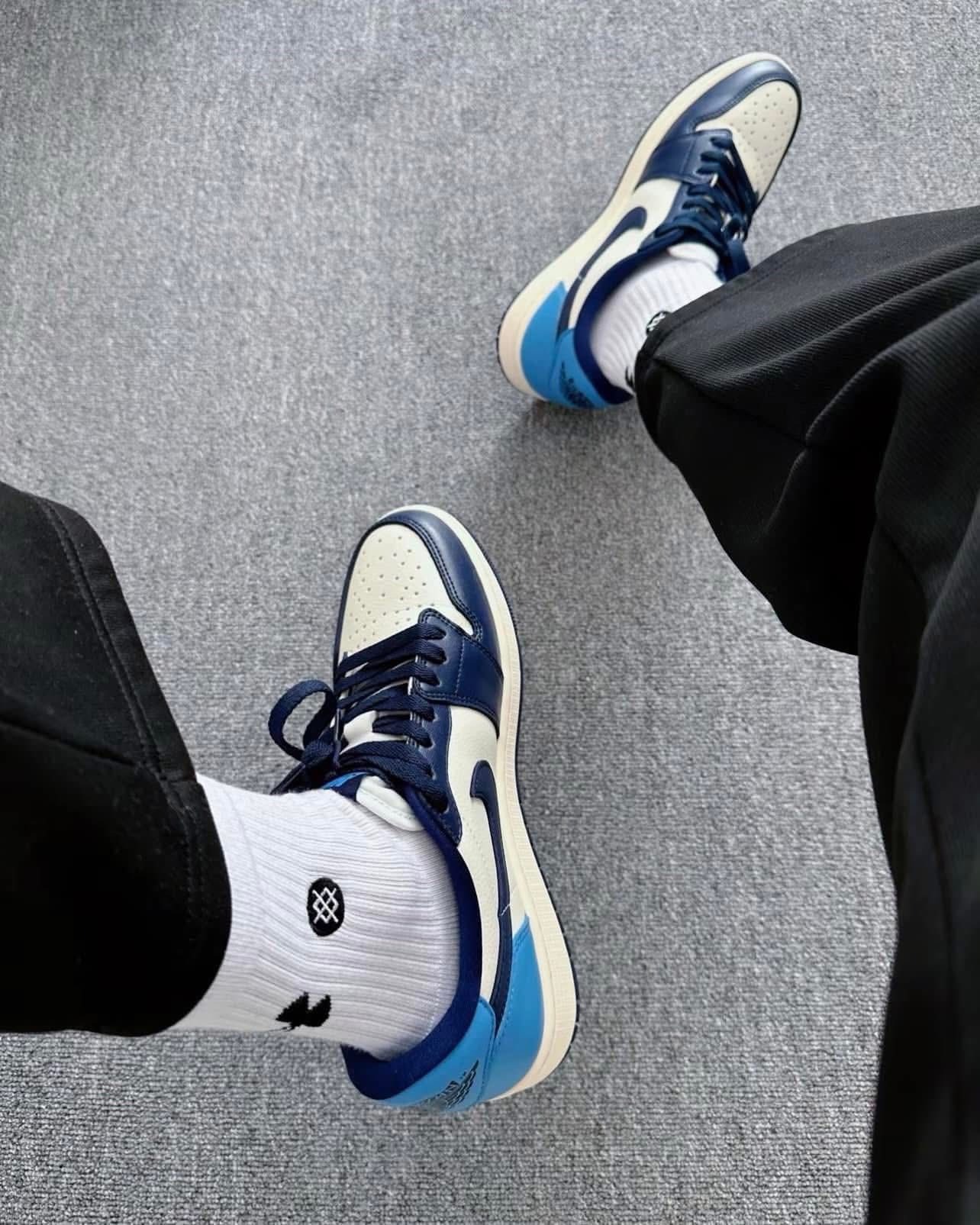 1675 - Giày Nike Air Jordan 1 Low OG Obsidian - CZ0790 400 [HÀNG CHÍNH HÃNG]