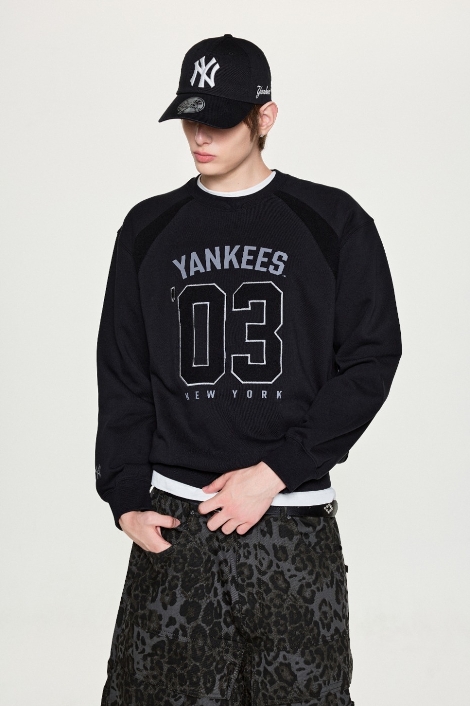1887 - Nón MLB NY Signature Unstructured New York Yankee Black 3ACPB245N-50BKS [HÀNG CHÍNH HÃNG]