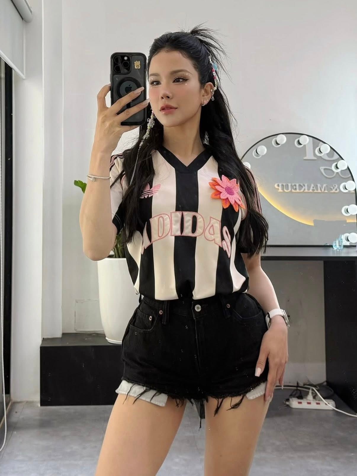1688 - Áo Adidas Originals Wonder Black White Jersey KC0672 [HÀNG CHÍNH HÃNG]