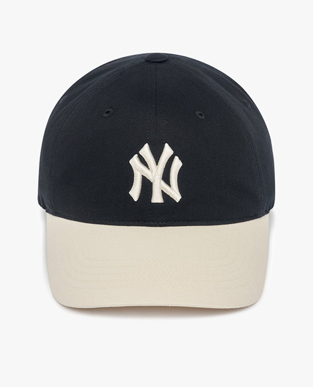 427 -  Nón MLB Unstructured Ball cap - Đen Kem - Ny Trắng To [HÀNG CHÍNH HÃNG]