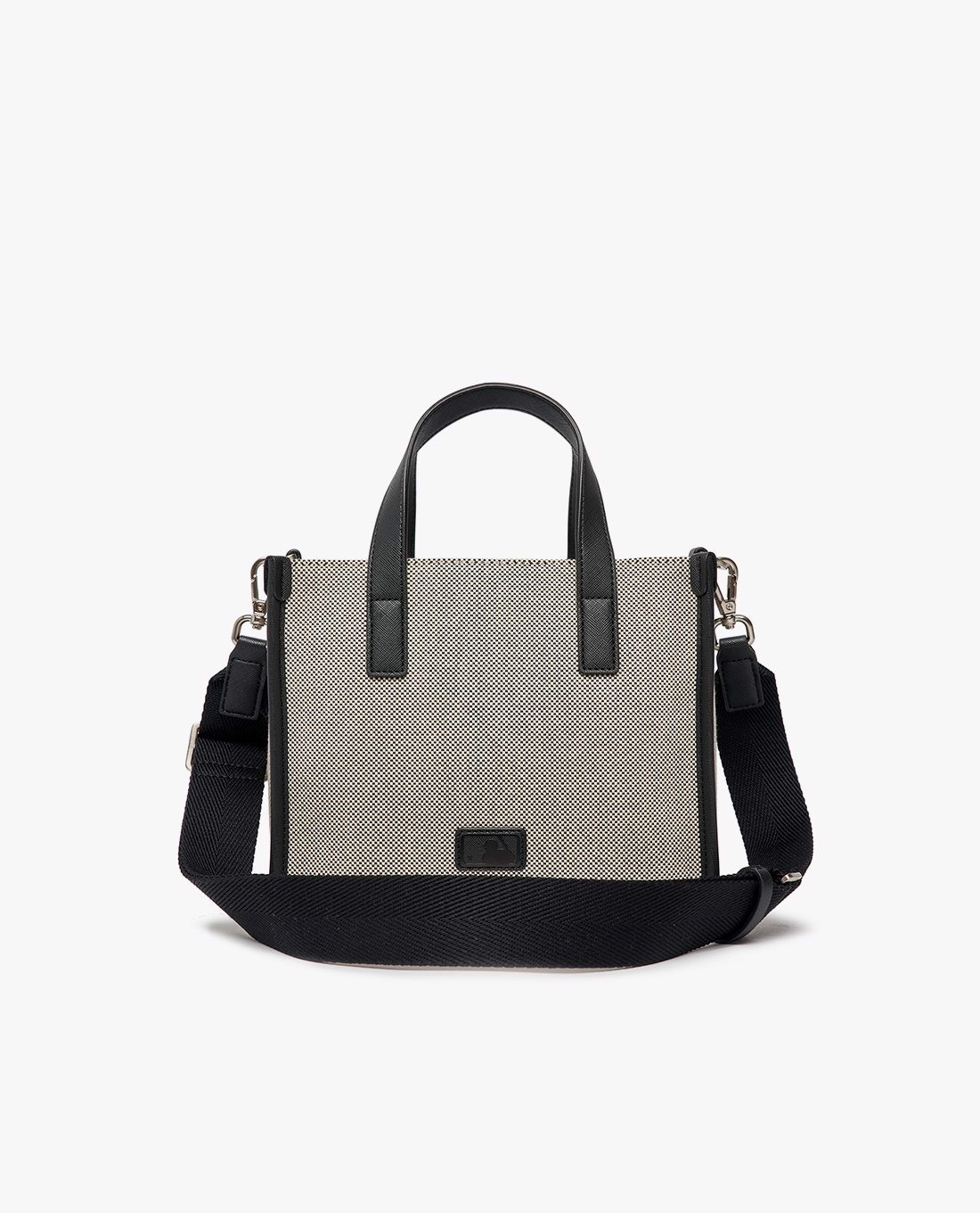 444 -  Túi MLB Canvas Basic Big Logo Small Tote Bag - Black - Code 3AORS062N-50BKS [HÀNG CHÍNH HÃNG]