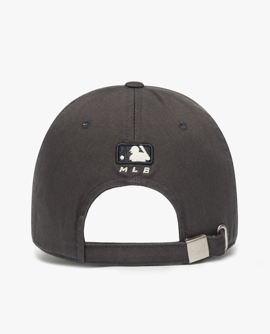 401 -  Nón MLB Unstructured Ball cap - Xám Bút Chì - Ny Trắng To [HÀNG CHÍNH HÃNG]