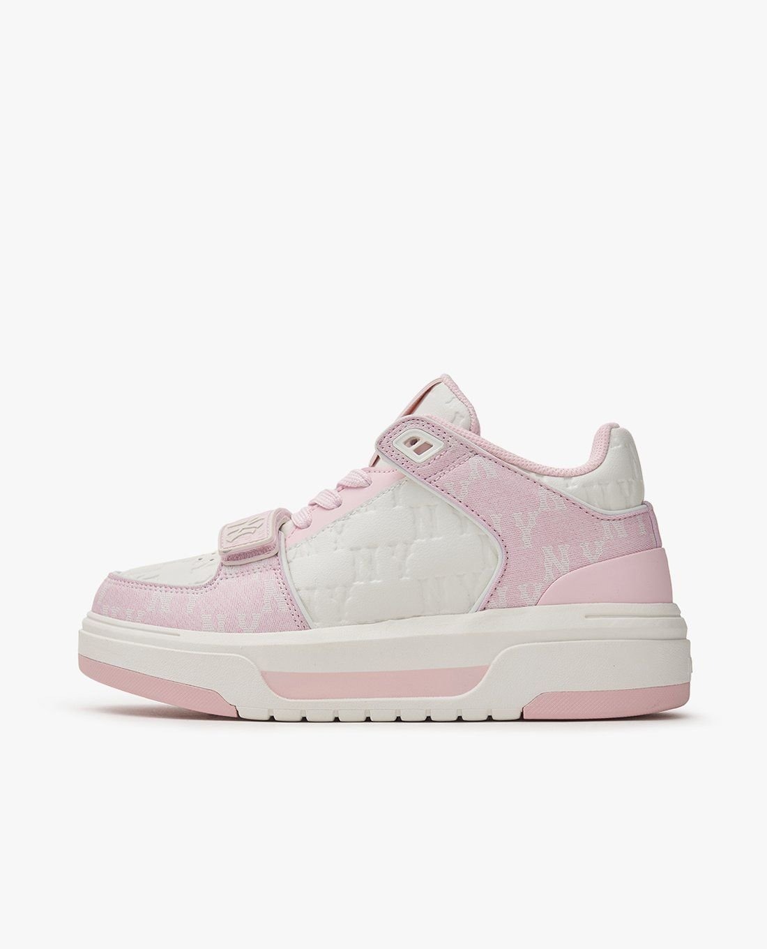 972  -  Giày MLB NY Chunky Liner Mid Classic Monogram - Hồng Pink - Code 3ASXCMM4N 50PKS [HÀNG CHÍNH HÃNG]