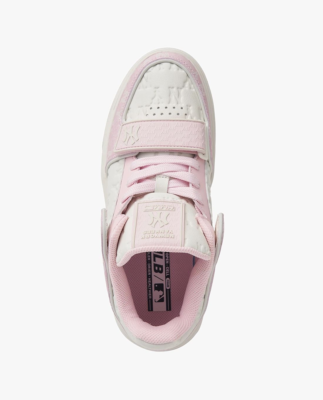 972  -  Giày MLB NY Chunky Liner Mid Classic Monogram - Hồng Pink - Code 3ASXCMM4N 50PKS [HÀNG CHÍNH HÃNG]