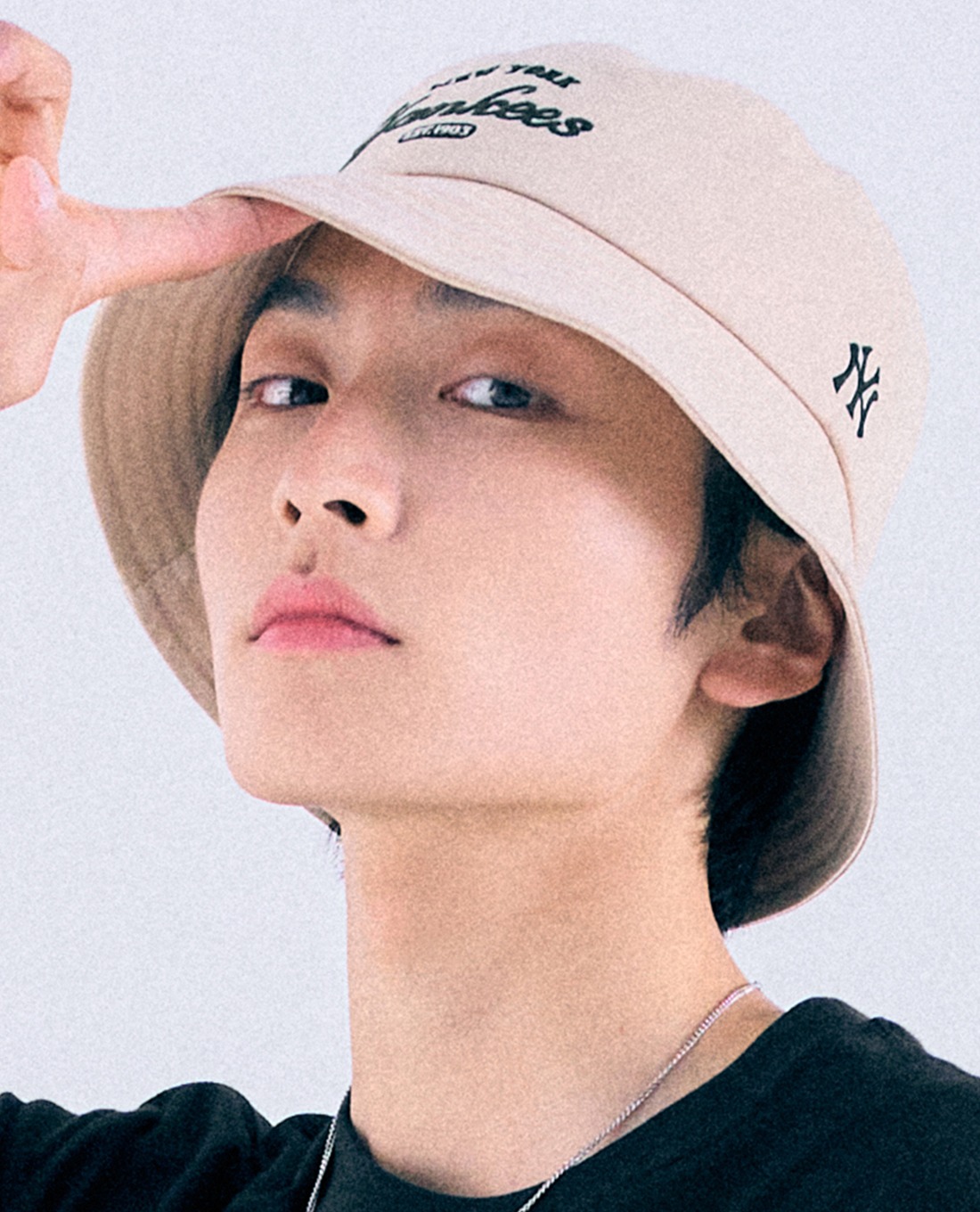 364 -  Nón Bucket MLB Varsity NY - Vàng Kem Beige [HÀNG CHÍNH HÃNG]
