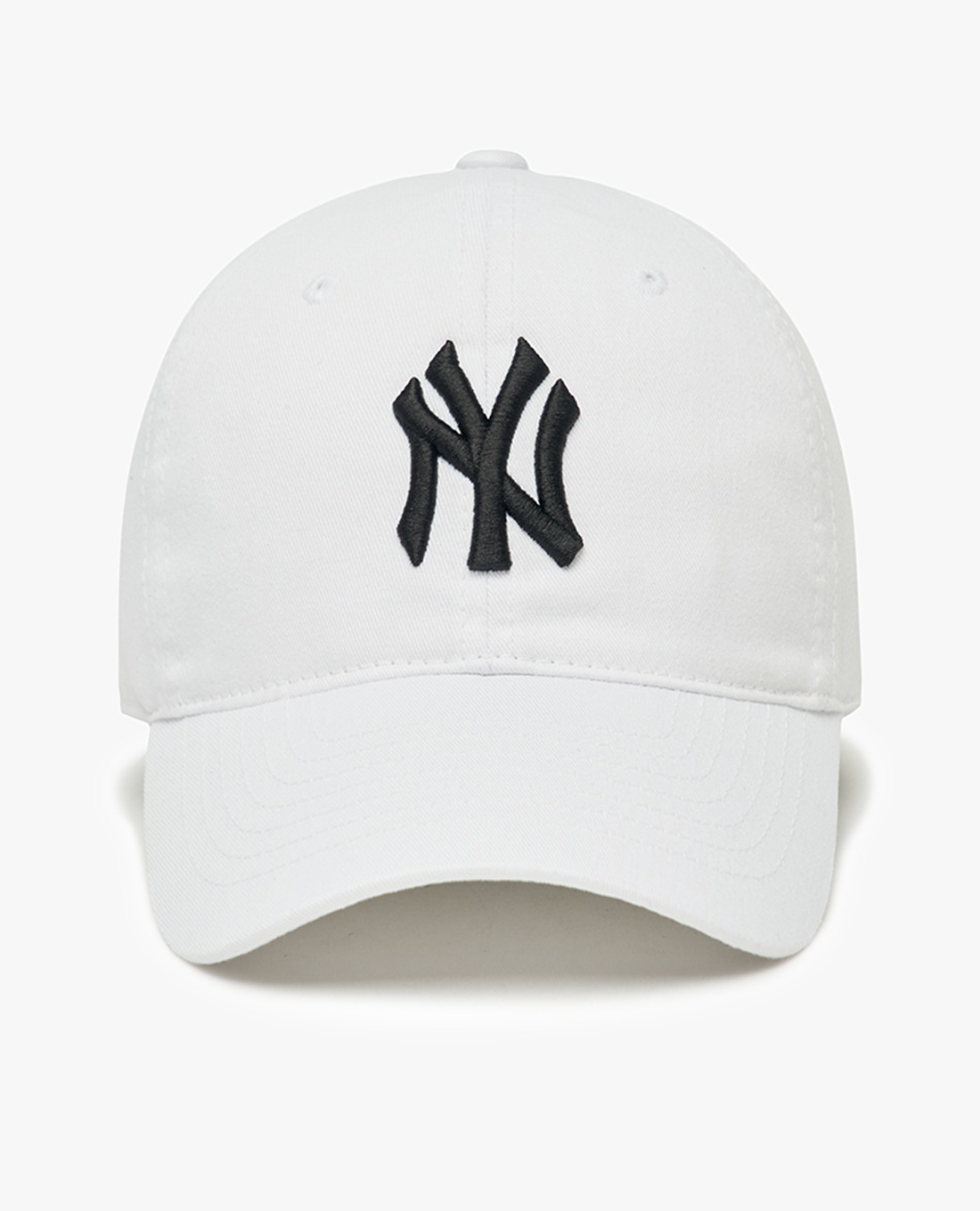 412 -  Nón MLB Unstructured Ball cap - Trắng - Ny Đen To [HÀNG CHÍNH HÃNG]