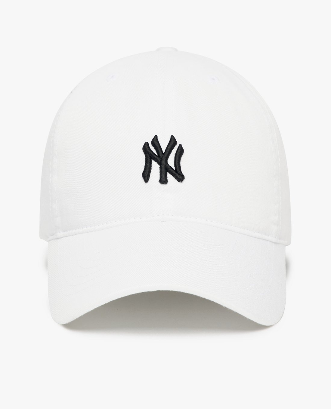 413 -  Nón MLB Unstructured Ball cap - Trắng - Ny Đen Nhỏ [HÀNG CHÍNH HÃNG]