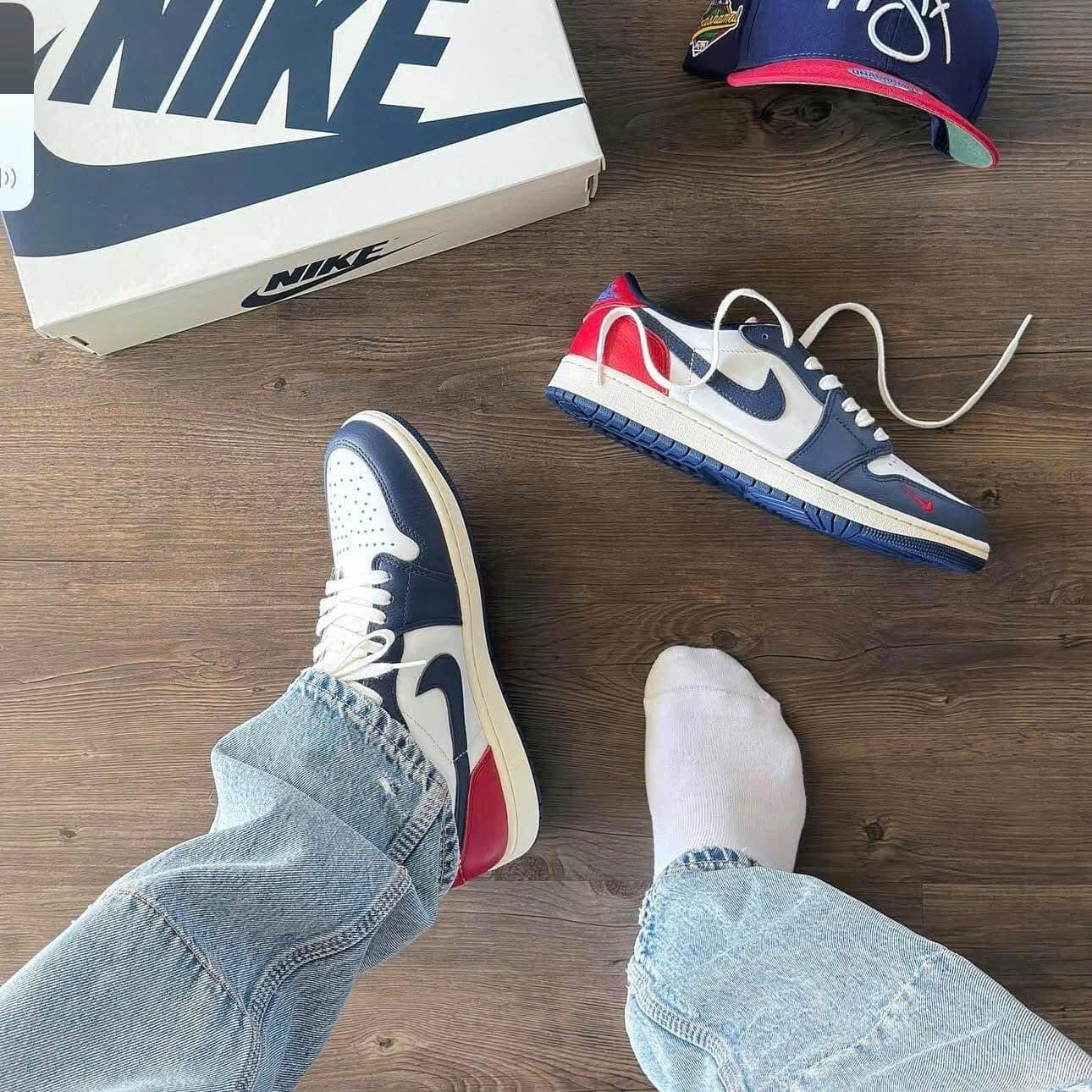 1686 - Giày Nike Air Jordan 1 Retro OG Howard University - HQ2993 100 [HÀNG CHÍNH HÃNG]