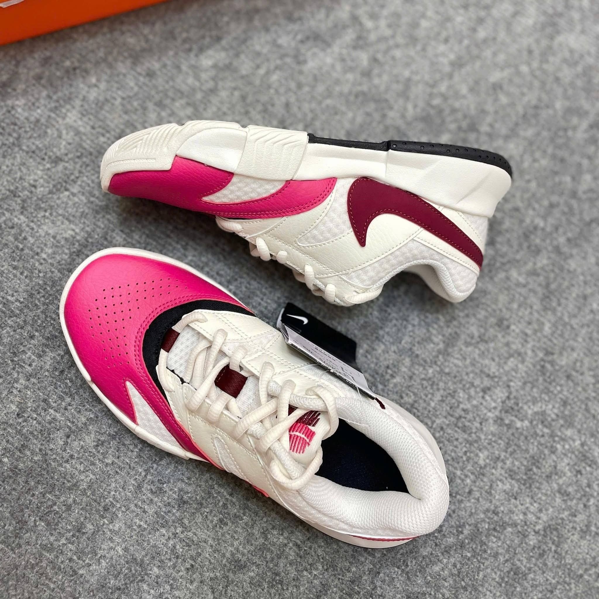 1822 - Giày Nike Court Lite 4 ‘Pale Ivory Sail Black Team Red’ FD6575-103 Tennis/Pickleball [HÀNG CHÍNH HÃNG]