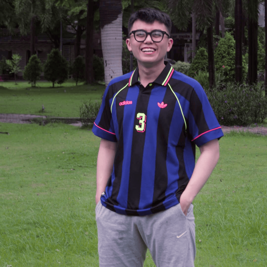 1684 - Áo Adidas Originals Jcquard Jersey Semi Lucid Blue / Black KD2307 - Xanh Dương Đen [HÀNG CHÍNH HÃNG]