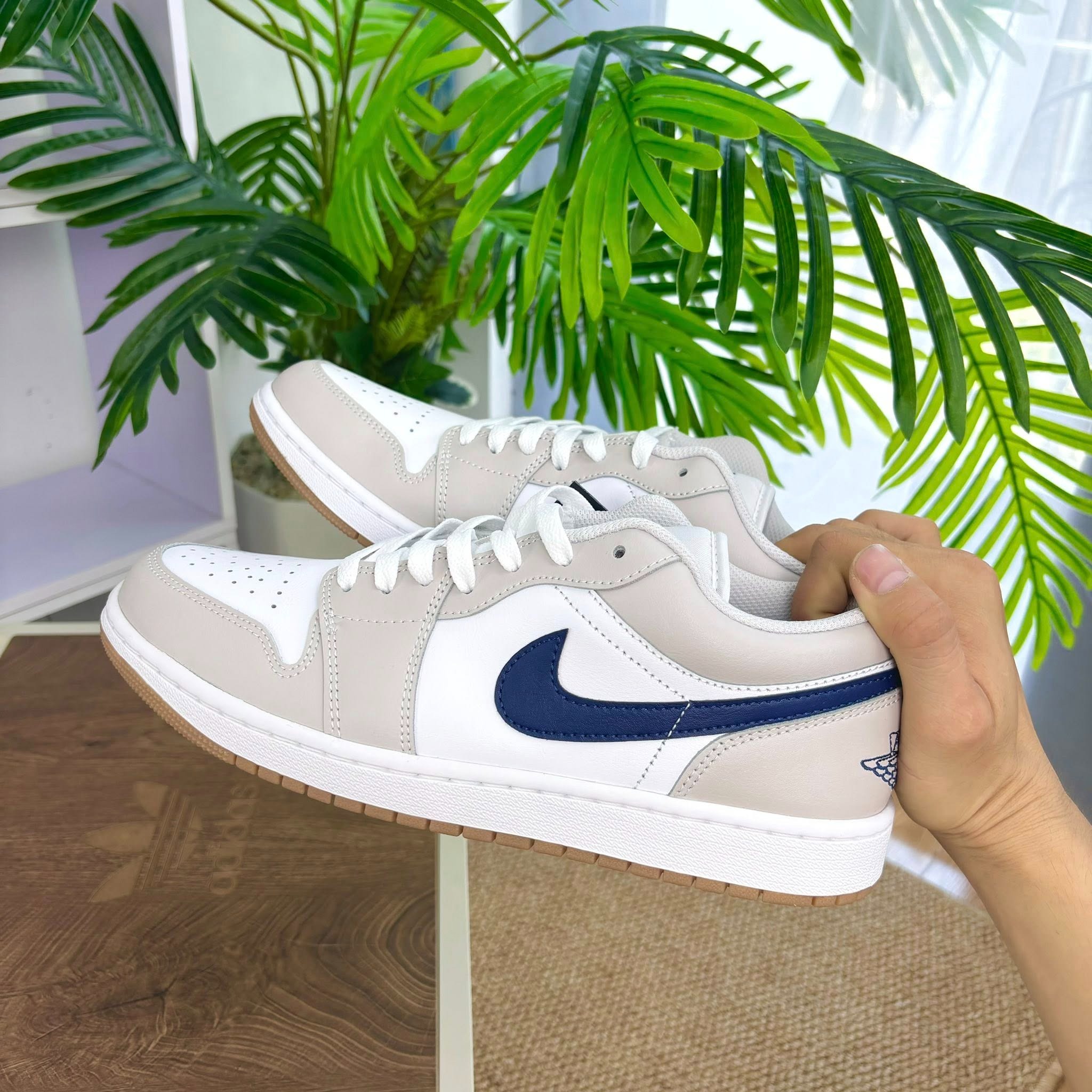 1798 - Giày Nike Air Jordan 1 Low Georgetown 553558-146 / 553560-146 [HÀNG CHÍNH HÃNG]