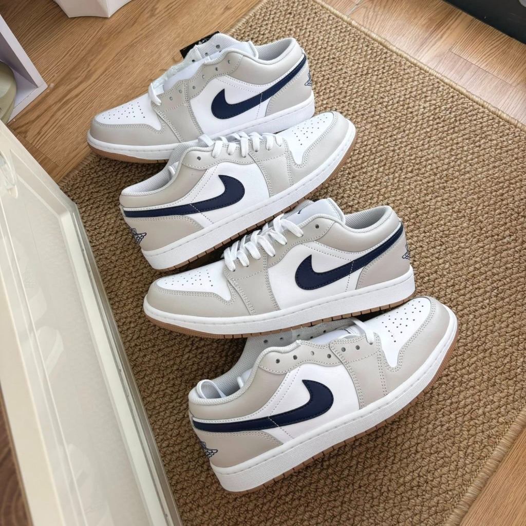 1798 - Giày Nike Air Jordan 1 Low Georgetown 553558-146 / 553560-146 [HÀNG CHÍNH HÃNG]