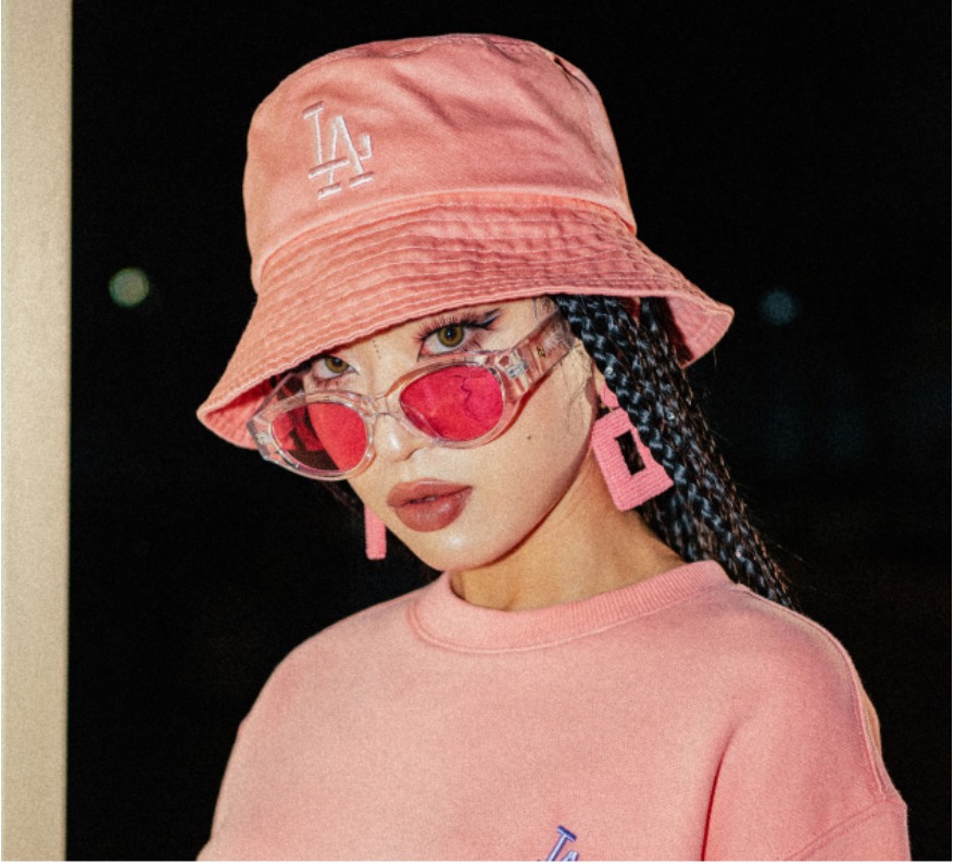 1067 -  Nón MLB LA Bucket Hat Basic Logo LA Dodgers - Hồng Pink - Code 32CPHB111 07P [HÀNG CHÍNH HÃNG]