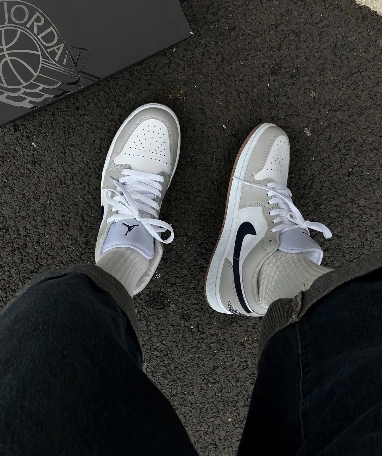 1798 - Giày Nike Air Jordan 1 Low Georgetown 553558-146 / 553560-146 [HÀNG CHÍNH HÃNG]