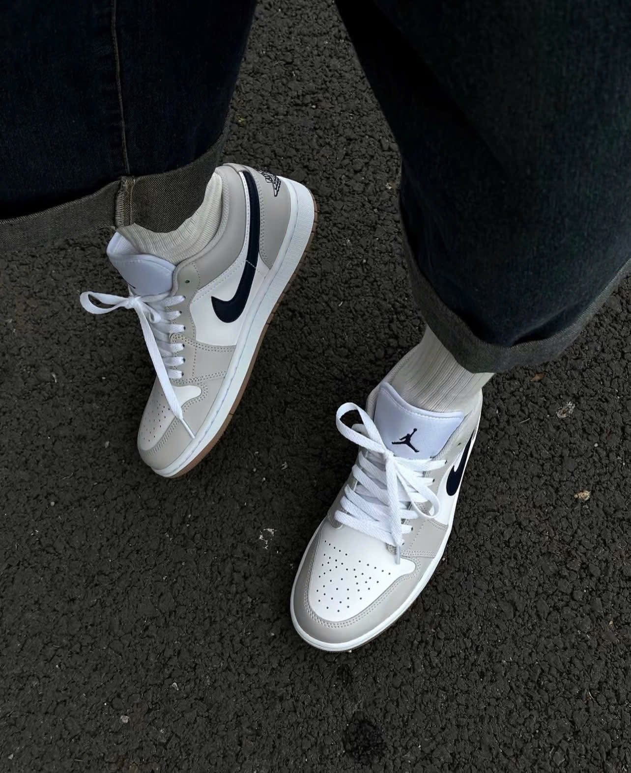 1798 - Giày Nike Air Jordan 1 Low Georgetown 553558-146 / 553560-146 [HÀNG CHÍNH HÃNG]