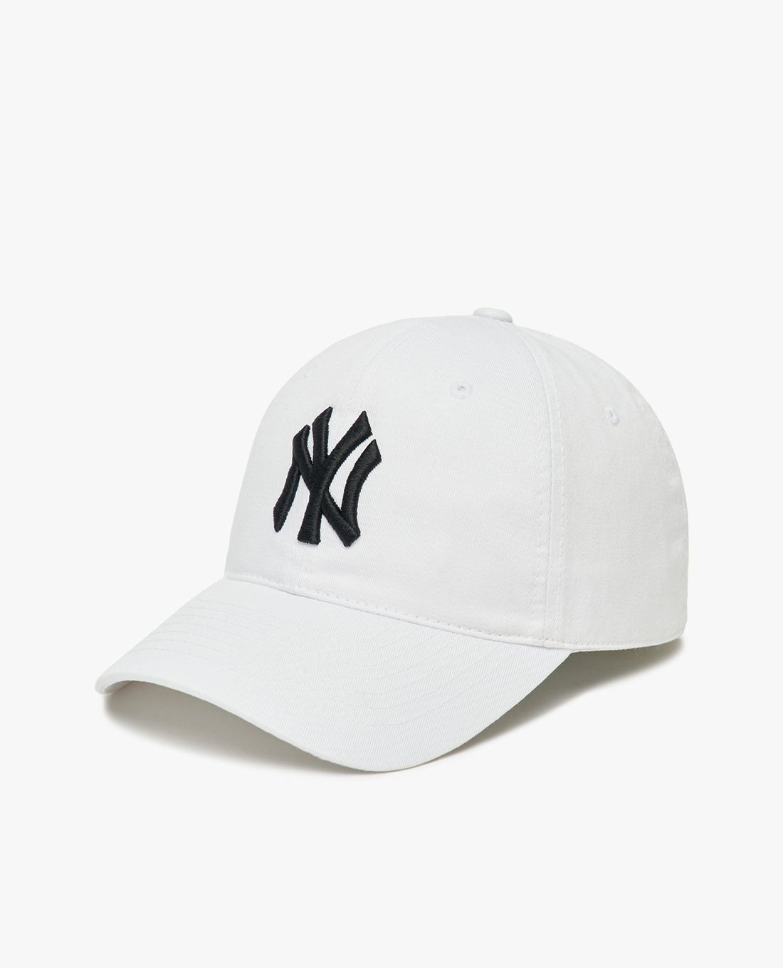 412 -  Nón MLB Unstructured Ball cap - Trắng - Ny Đen To [HÀNG CHÍNH HÃNG]