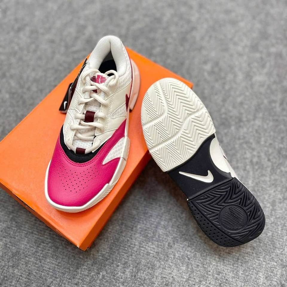 1822 - Giày Nike Court Lite 4 ‘Pale Ivory Sail Black Team Red’ FD6575-103 Tennis/Pickleball [HÀNG CHÍNH HÃNG]