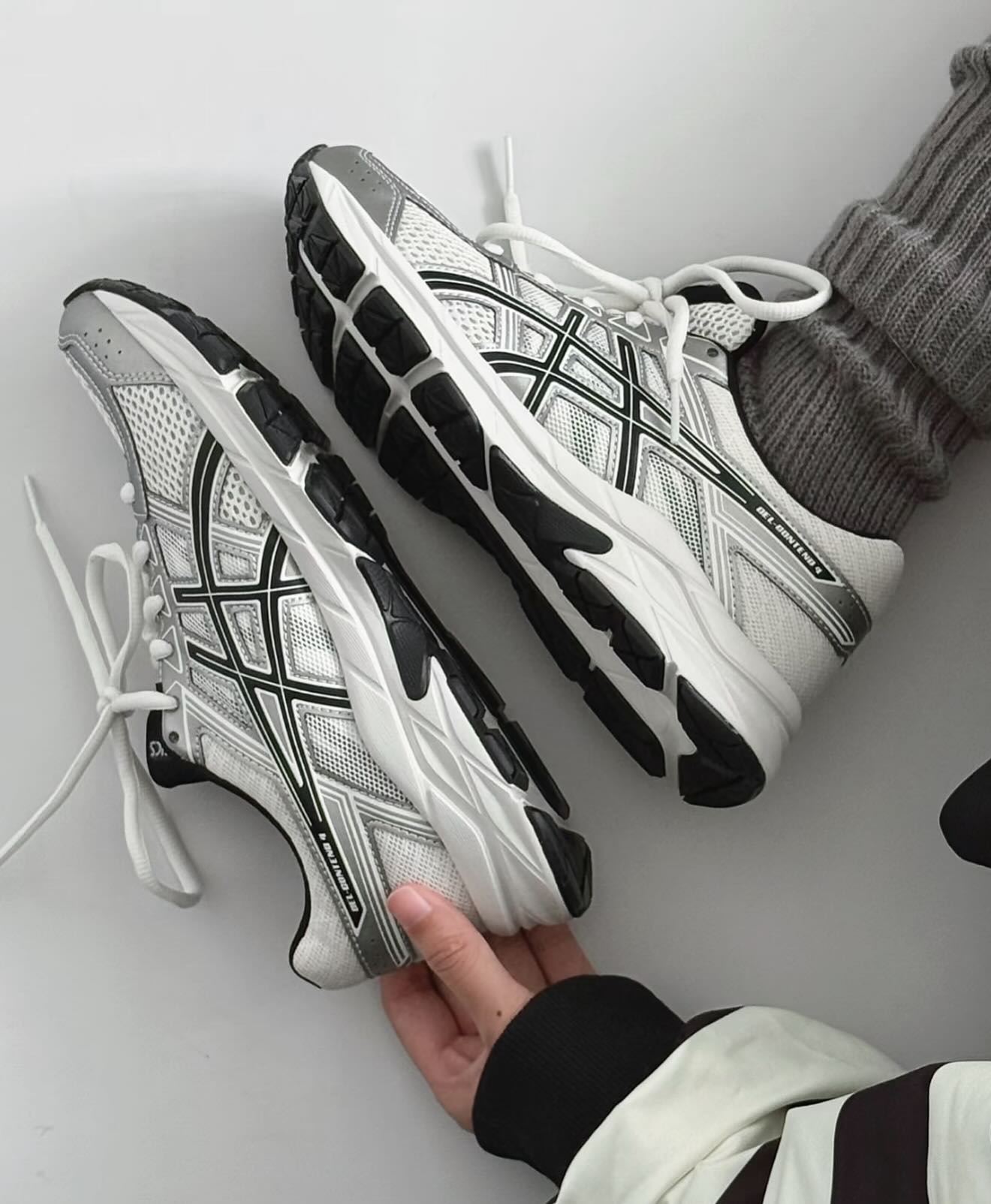 2130 - Giày Asics Gel-Contend 4 ‘Silver Grey White’ 1011B937-103 [HÀNG CHÍNH HÃNG]