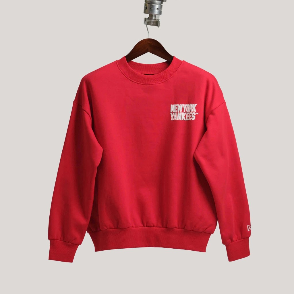 2248 - Áo Sweater New Era NY New York Yankees Basic Đỏ [HÀNG CHÍNH HÃNG]