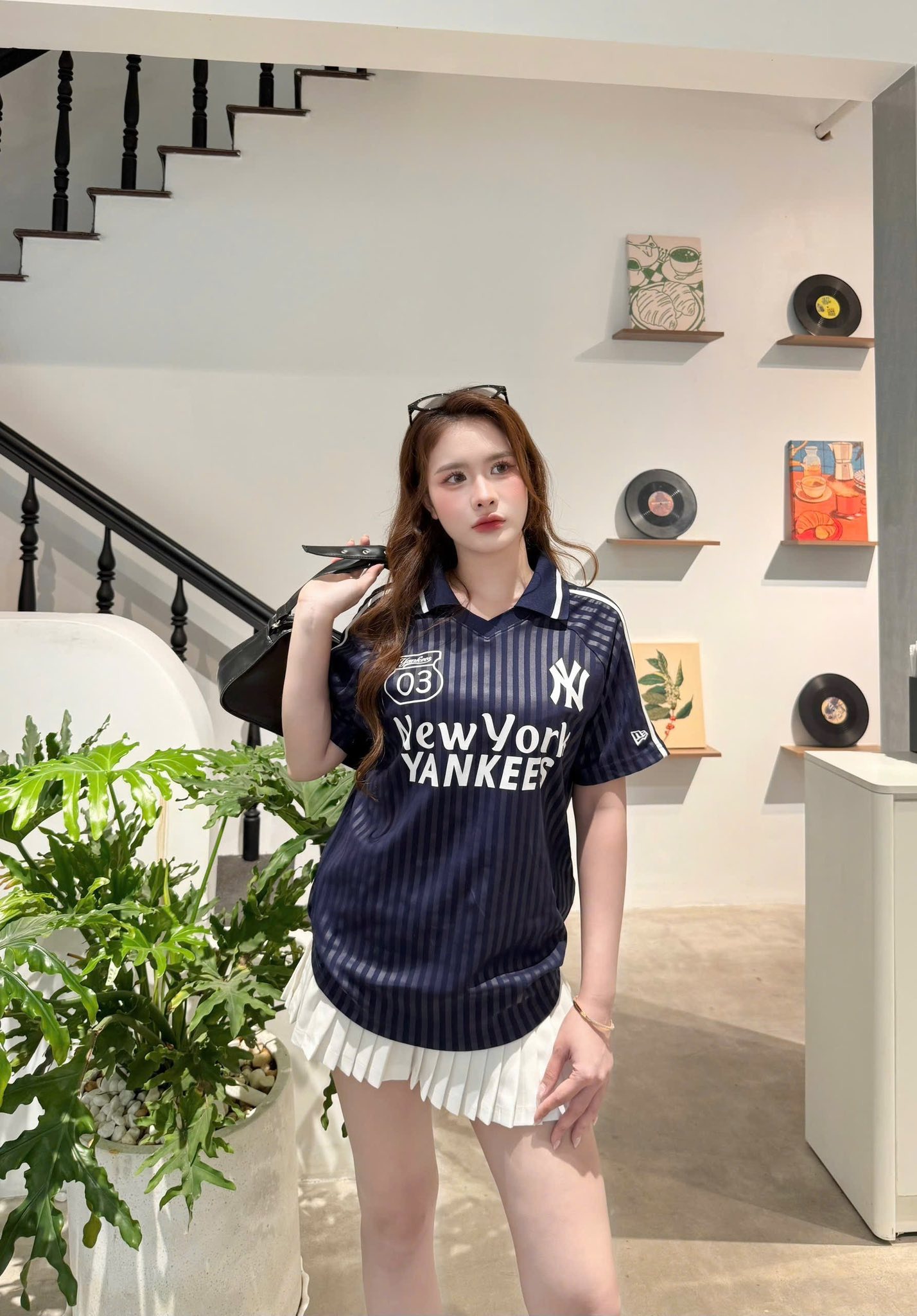 1922 - Áo Polo New Era NY New York 03 Xanh Navy 16664549 [HÀNG CHÍNH HÃNG]