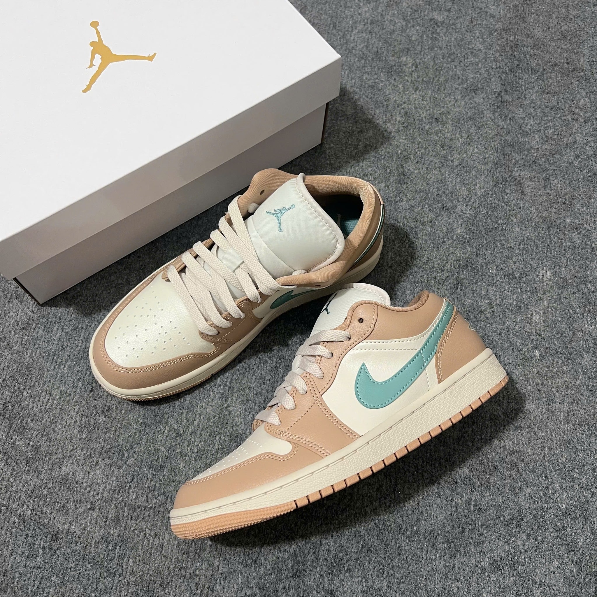 1998 - Giày Nike Air Jordan 1 Light Orewood Brown DC0774-130 [HÀNG CHÍNH HÃNG]