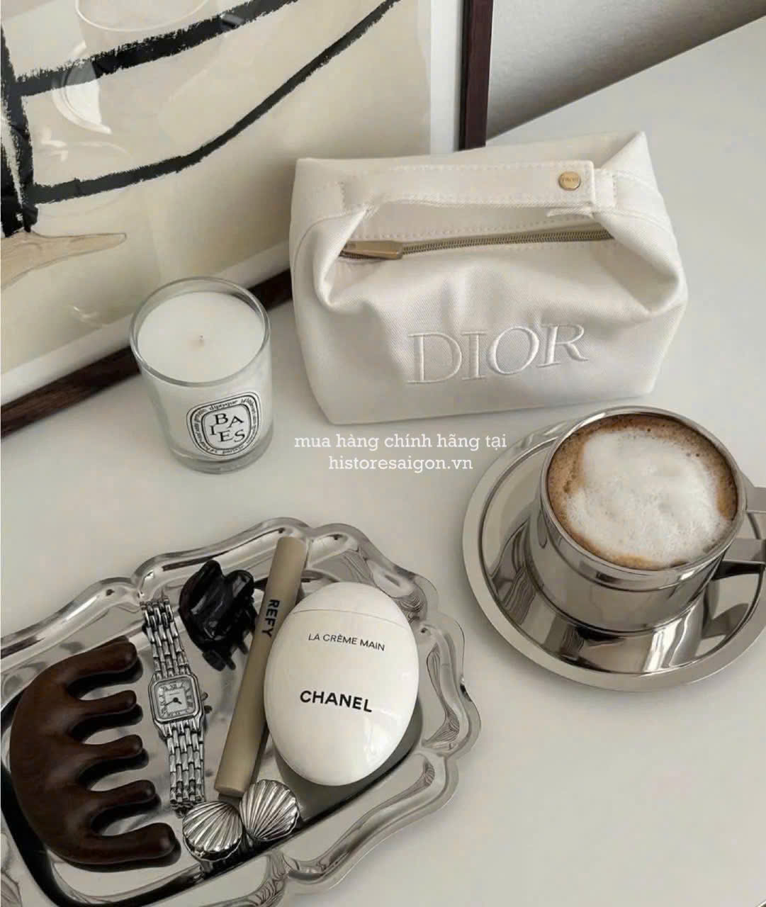 1781 - Dior Trousse Pouch - Túi Pouch Dior Gift Dior For VIP (Gift Hãng Tặng Khách VIP) [HÀNG CHÍNH HÃNG]