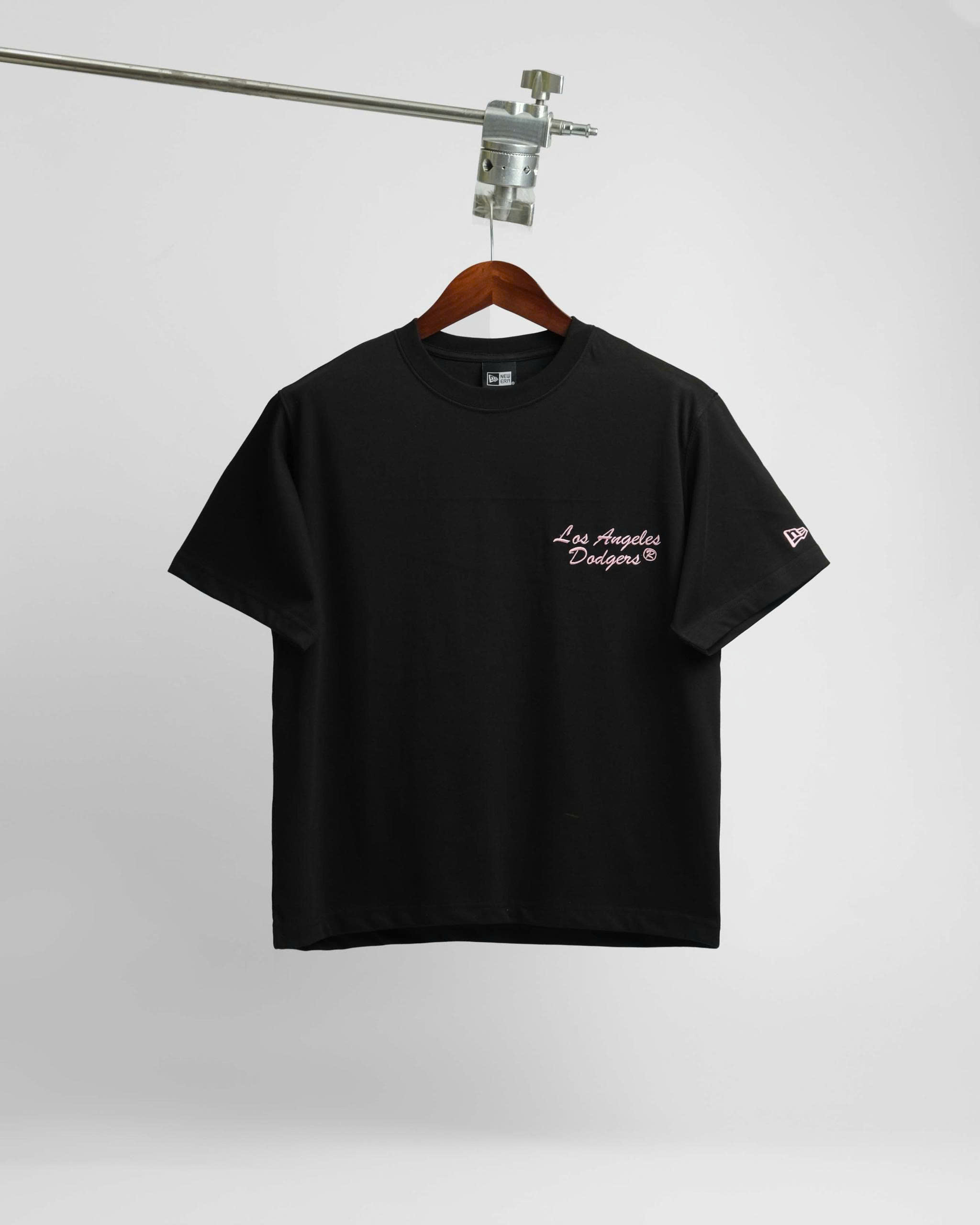 2573 - Áo New Era Los Angeles Xù Chữ Đỏ Đỏ Đen [HÀNG CHÍNH HÃNG]