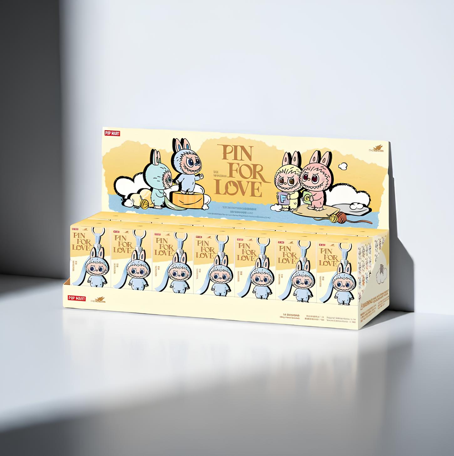 1786 - Labubu Pin For Love A-M POPMART The Monster Labubu Mini Set 14 Box [HÀNG CHÍNH HÃNG]