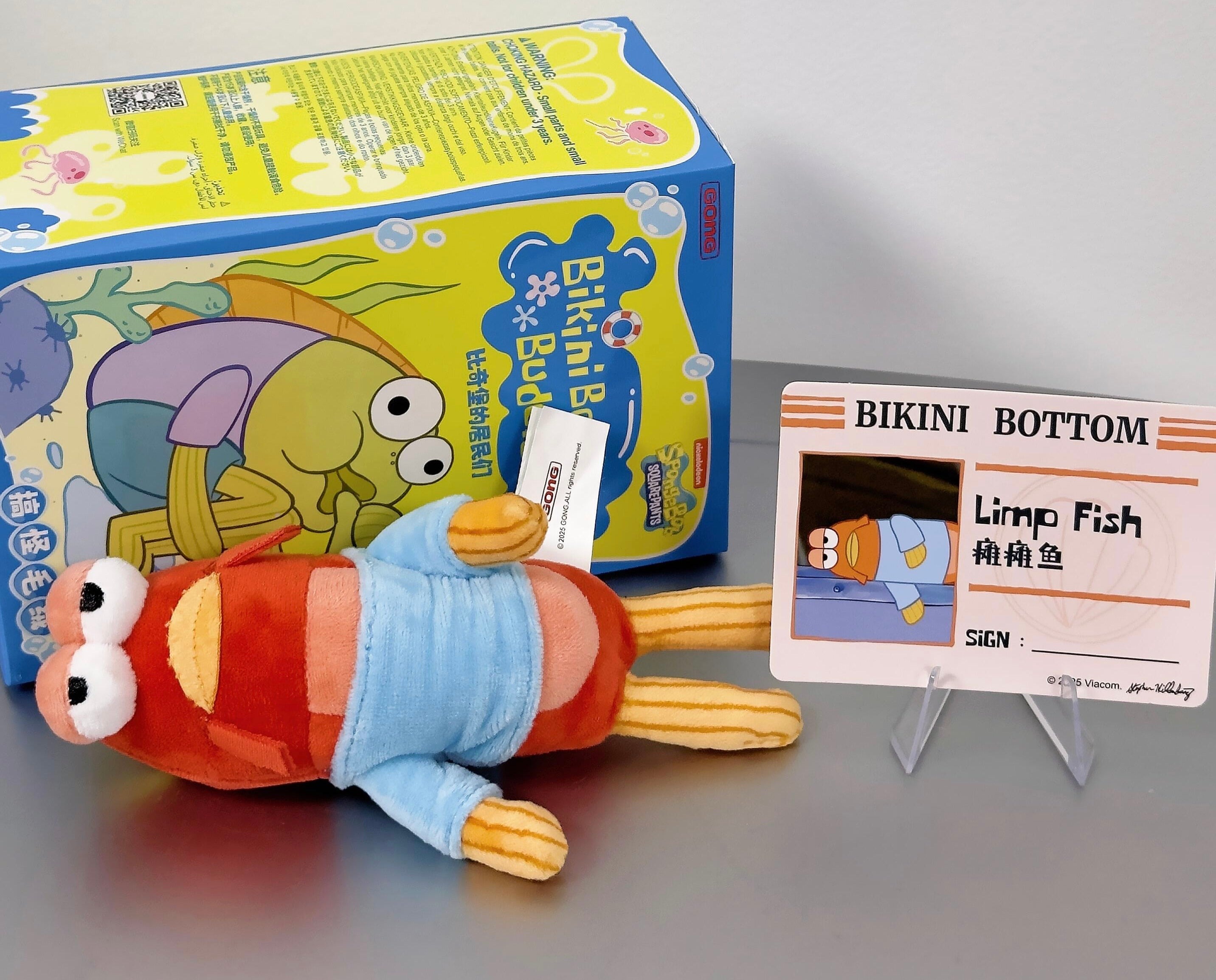 1554 - Bikini Bottom Buddies Blindbox - Box Cá Bikini - POPMART Bikini Bottom Buddies Whimsical Plush Series [HÀNG CHÍNH HÃNG]