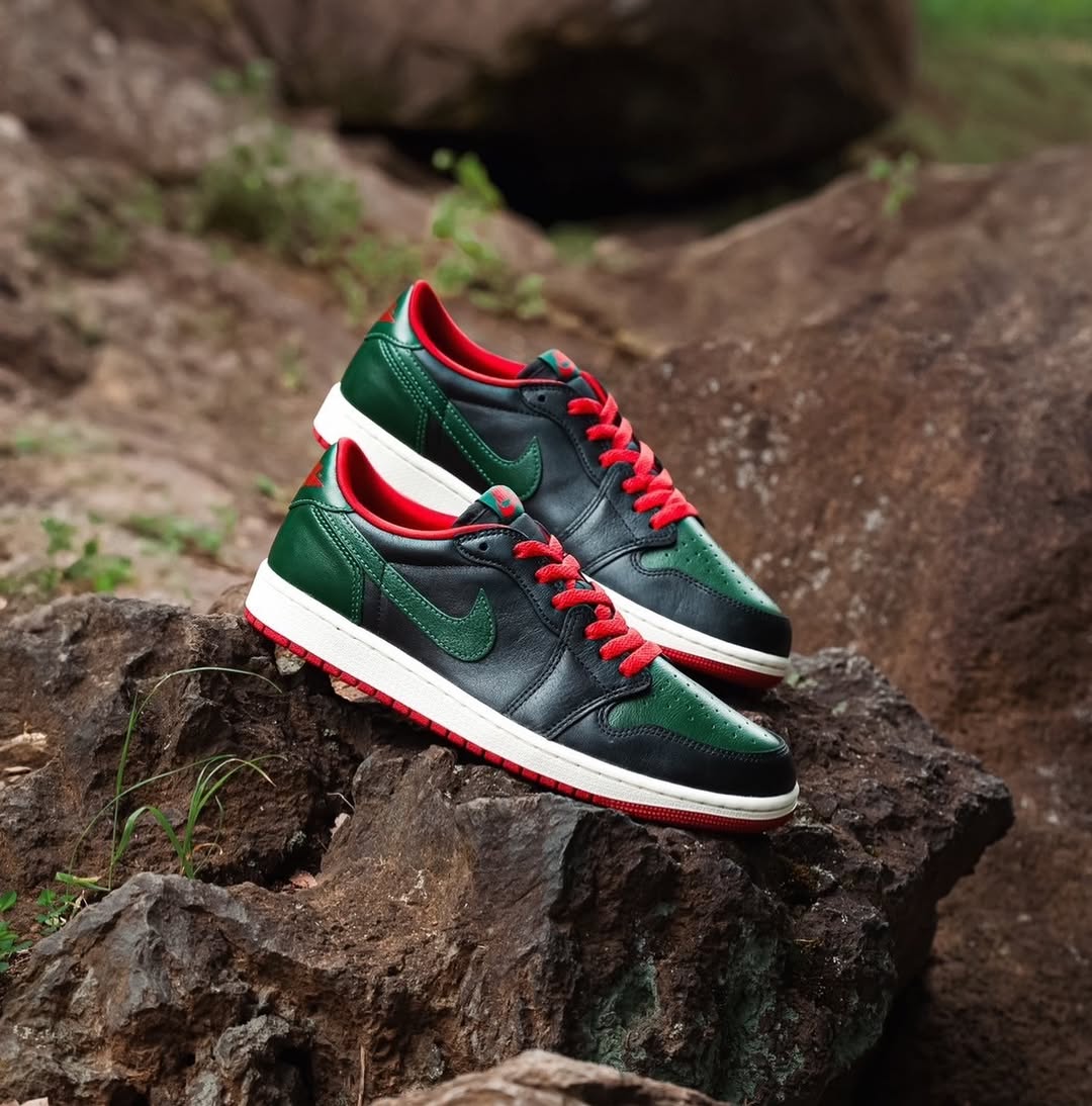 2645 - Giày Air Jordan 1 Retro Low OG 'Black Gorge Green' CZ0775-036 [HÀNG CHÍNH HÃNG]