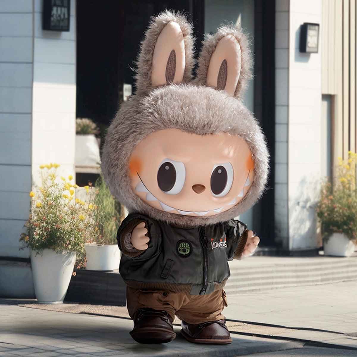 1157 - Labubu JUMP FOR JOY Gấu Bông Art Toy  - POP MART The Monsters Series Vinyl Plush Pendant Doll - Size 38cm - Code 6941848280091 [HÀNG CHÍNH HÃNG]