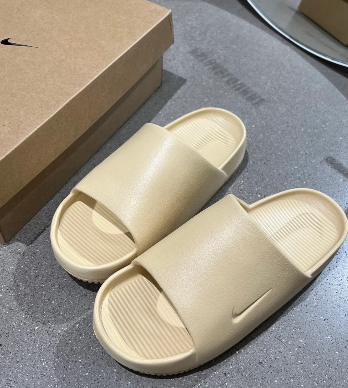 899 -  Dép Nike Calm Slide Sesame Beige - Code DX4816-200 [HÀNG CHÍNH HÃNG]