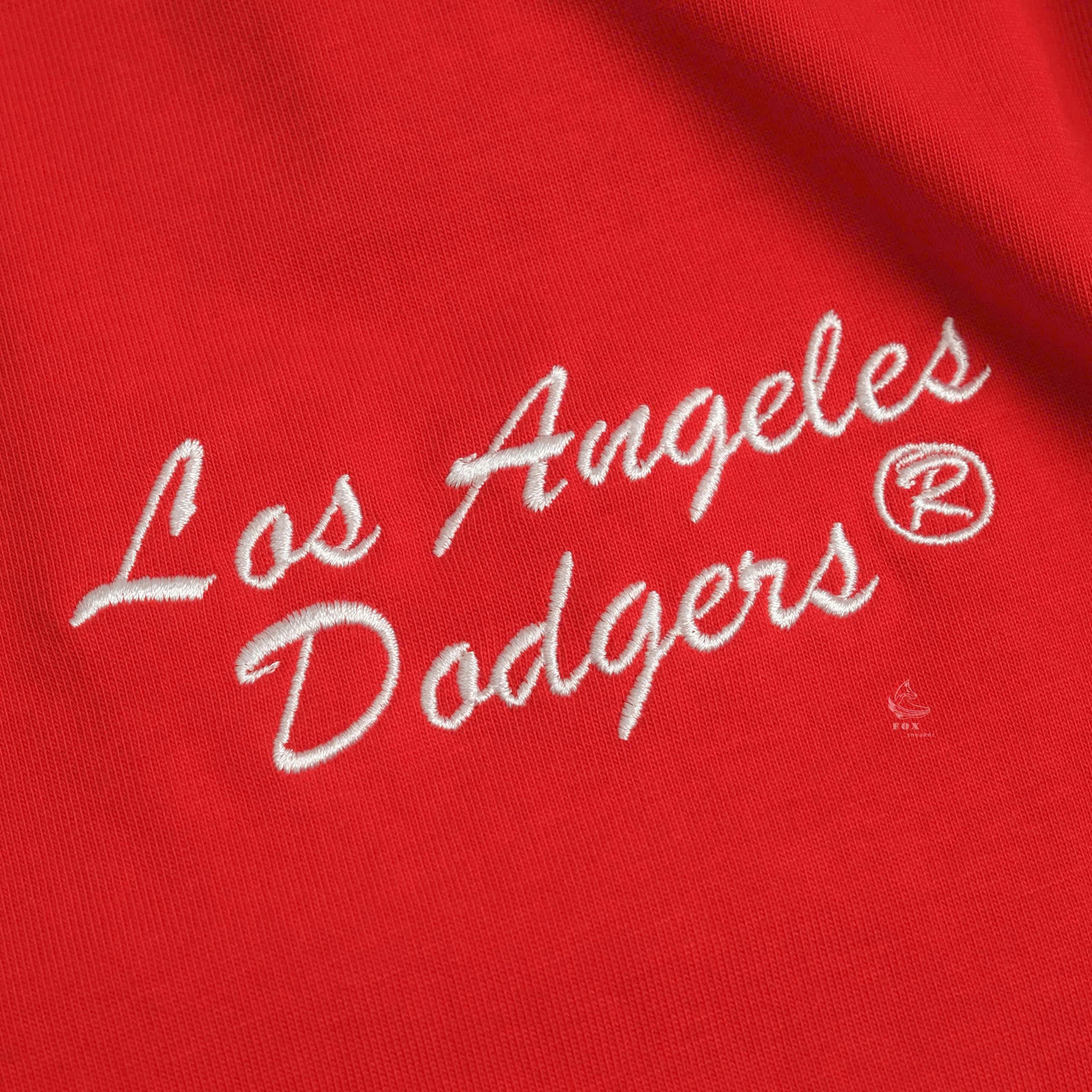 2182 - Áo New Era Los Angeles Dodger Thêu Đỏ [HÀNG CHÍNH HÃNG]