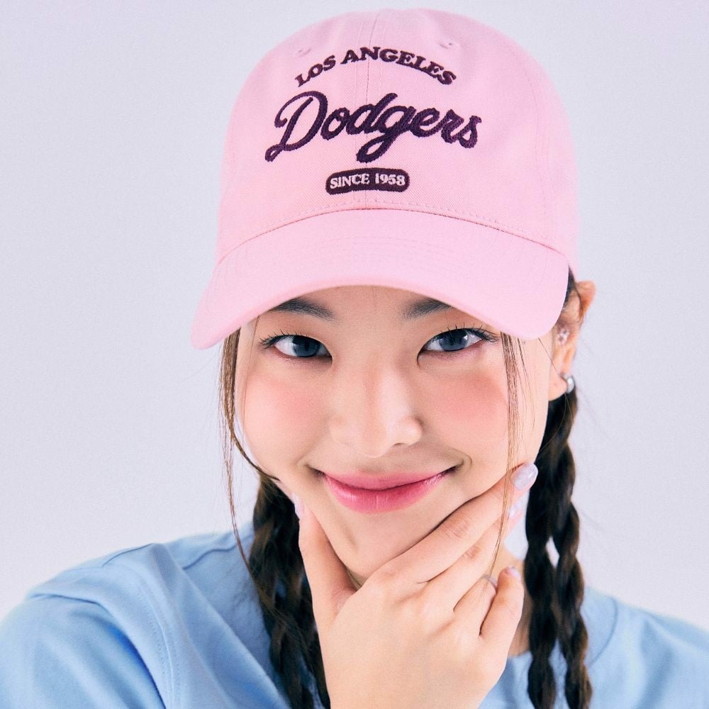 396 -  Nón MLB LA Dodgers - Hồng Pastel [HÀNG CHÍNH HÃNG]