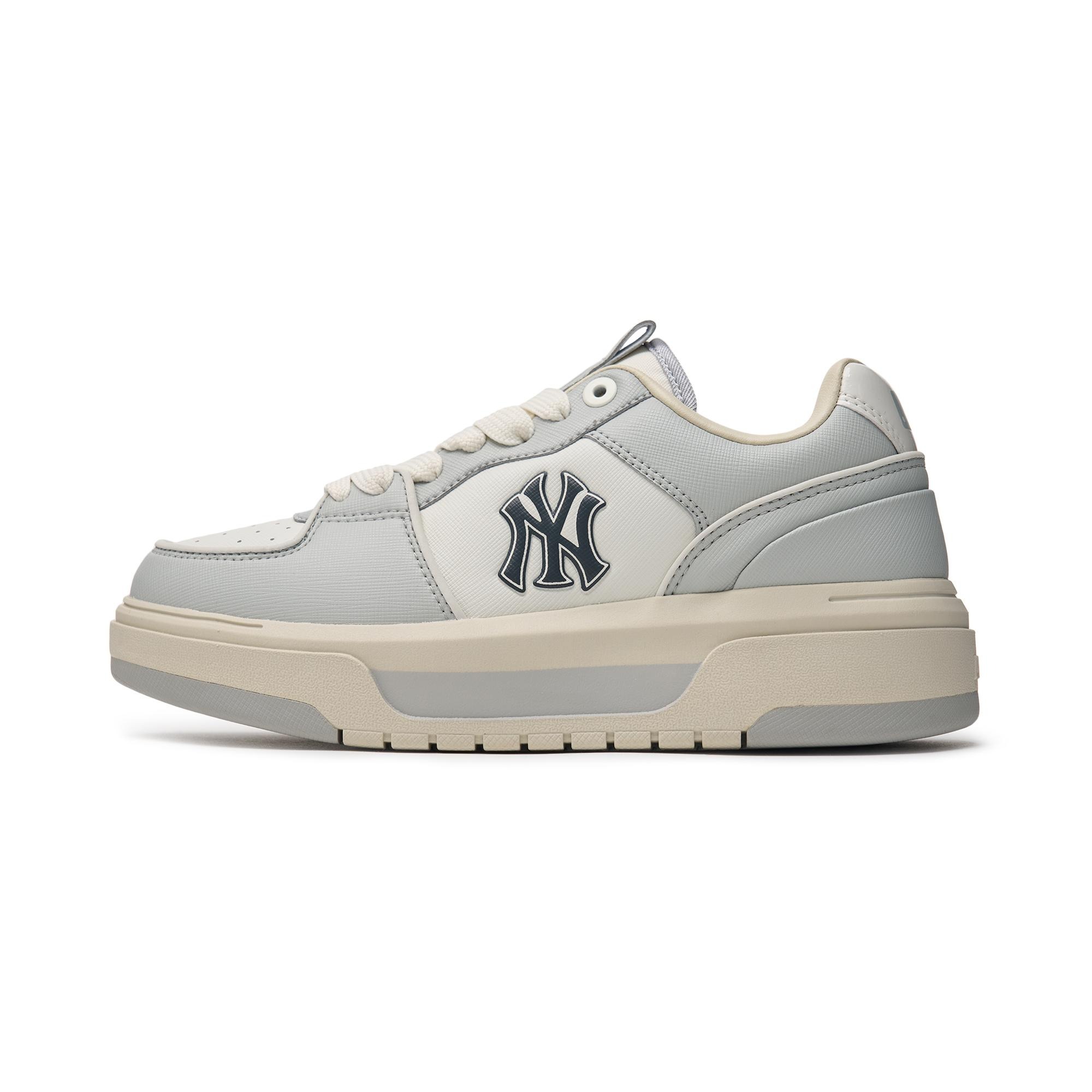 835  -  Mẫu Mới Nhất 2024 - Giày MLB Chunky Liner SL Saffiano NY - Gray - Code 3ASXCLS4N-50GRS [HÀNG CHÍNH HÃNG]