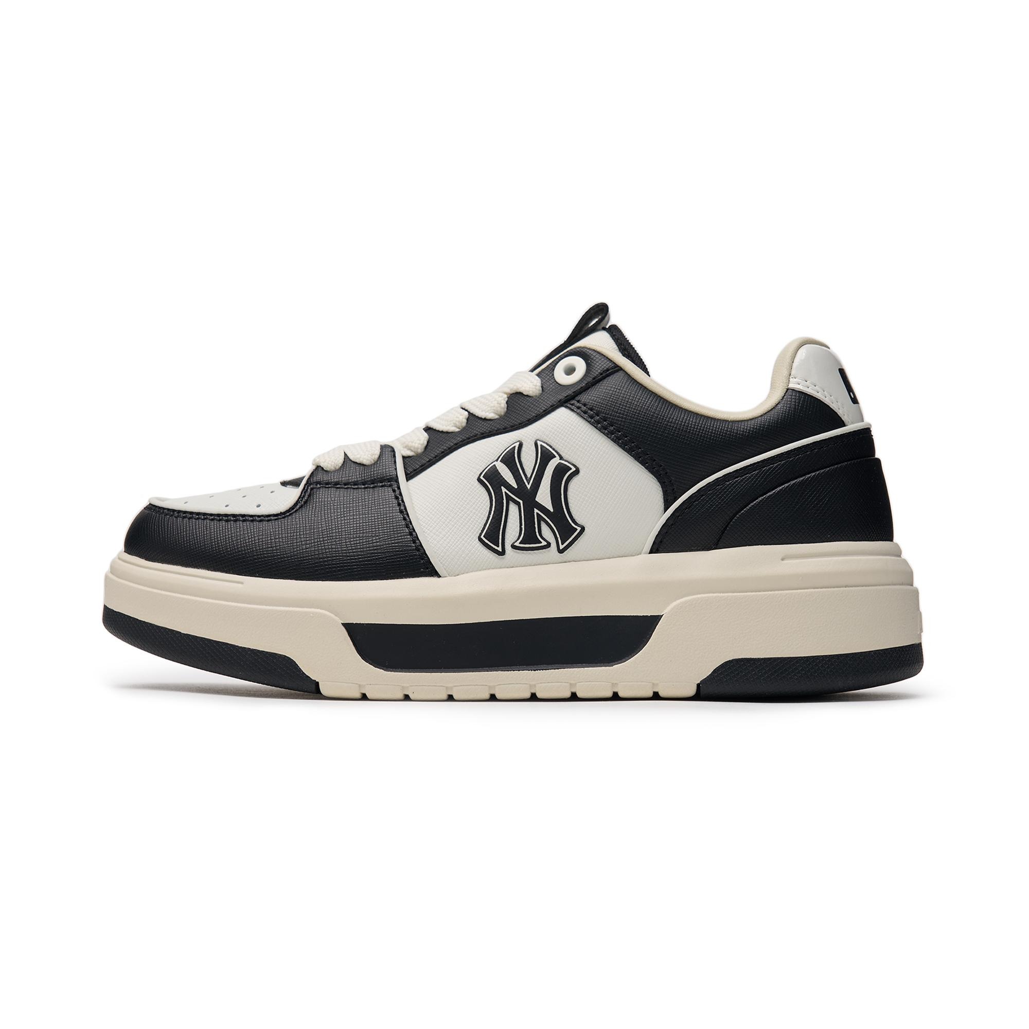 862  - Giày MLB Chunky Liner SL Saffiano NY - Black - Code 3ASXCLS4N-50BKS [HÀNG CHÍNH HÃNG]