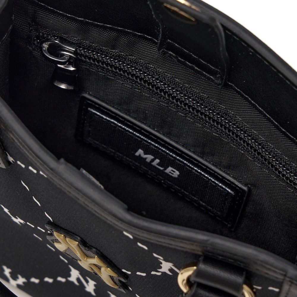 2649 - Túi MLB Diamond Monogram Mini Tote NY Black 7ACRMD35N-50BKS [HÀNG CHÍNH HÃNG]