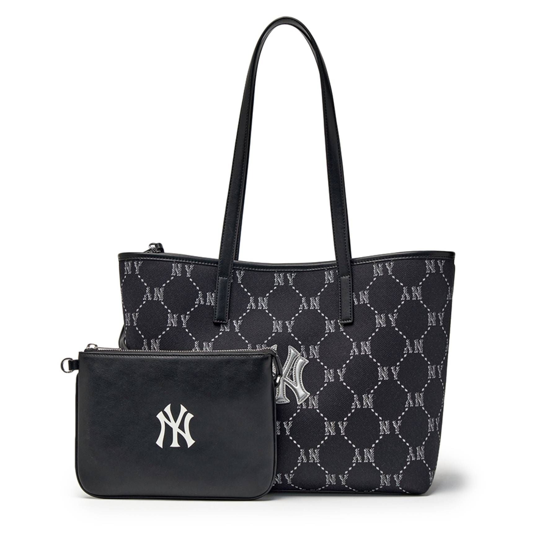 2647 - Túi MLB Dia Monogram Jacquard Shopper Bag 3AORMJ16N-50BKS [HÀNG CHÍNH HÃNG]