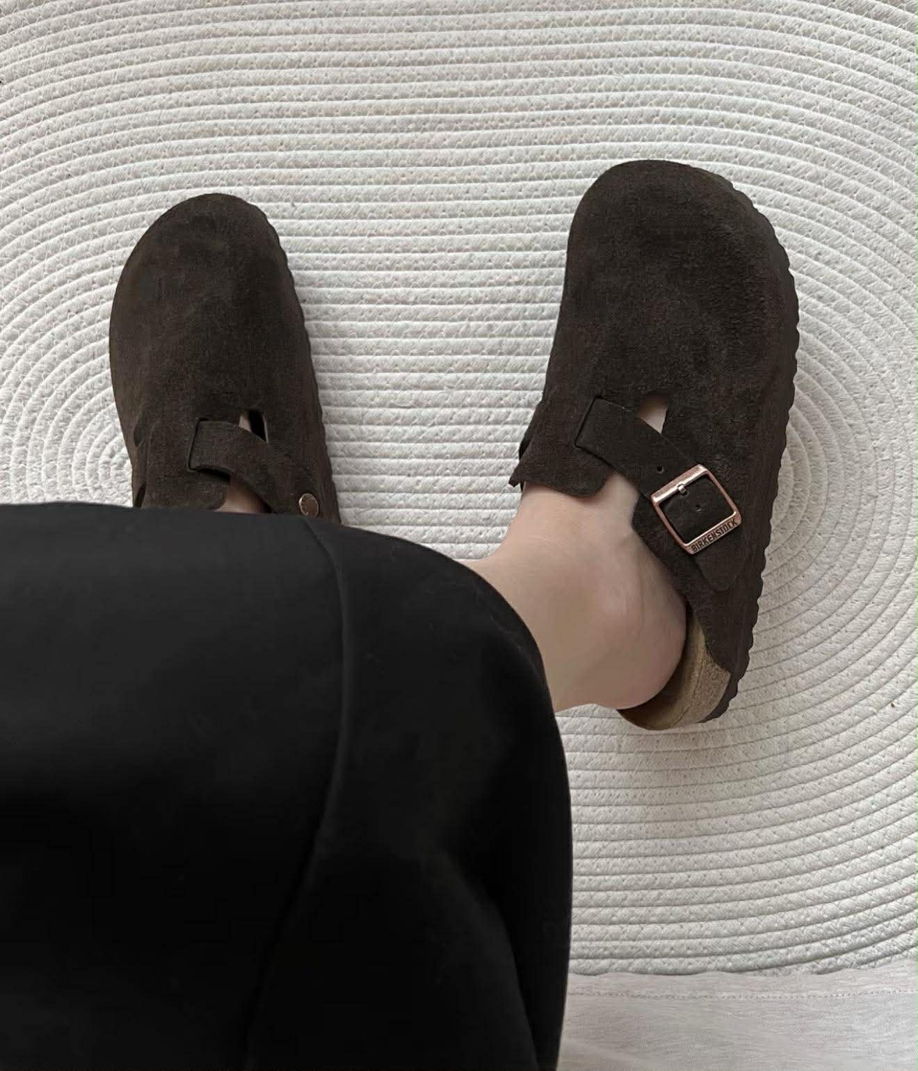 2049 - Dép Birkenstock Boston Mocha 660463 [HÀNG CHÍNH HÃNG]