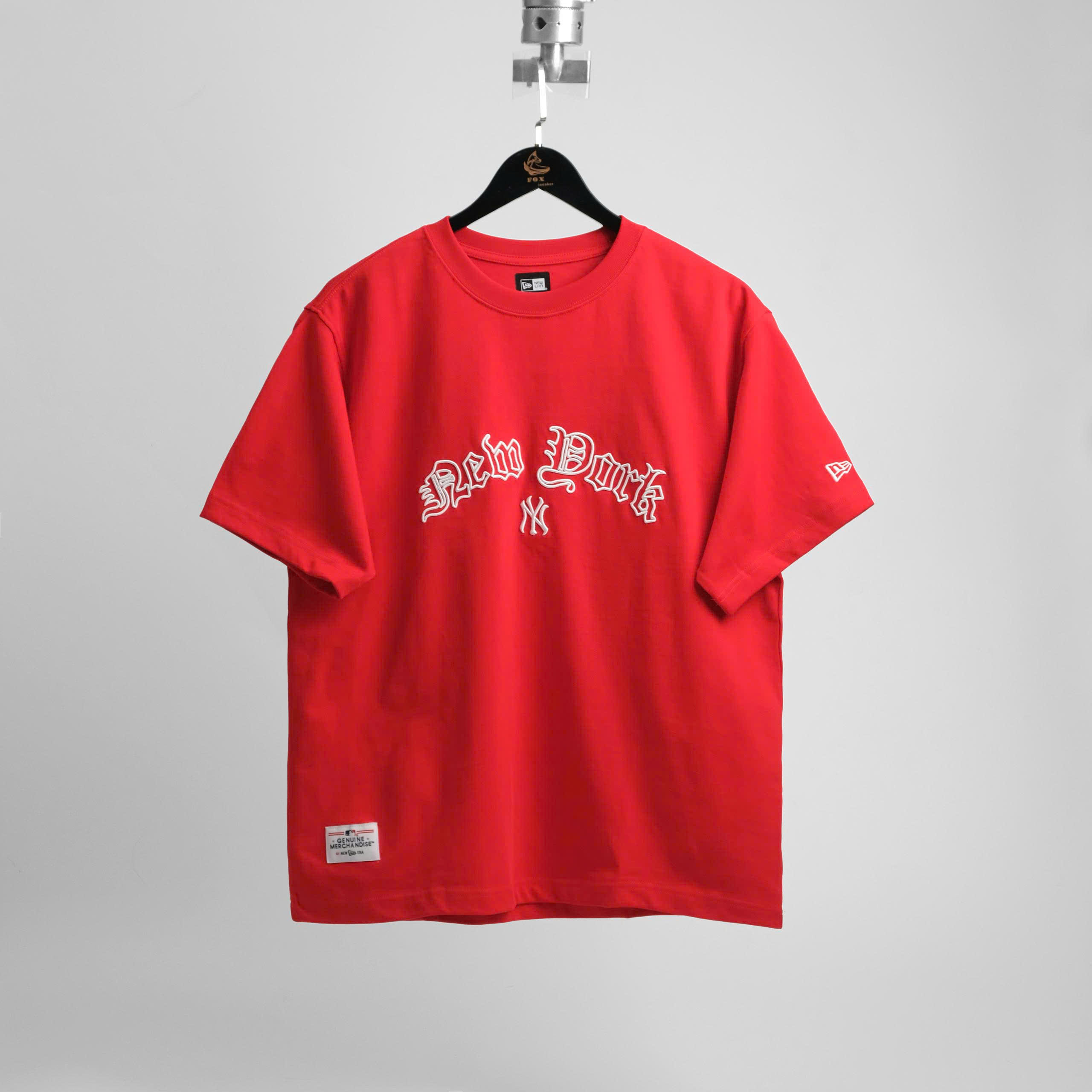 2152 - Áo New Era NY New York Yankee Gothic Font Đỏ [HÀNG CHÍNH HÃNG]