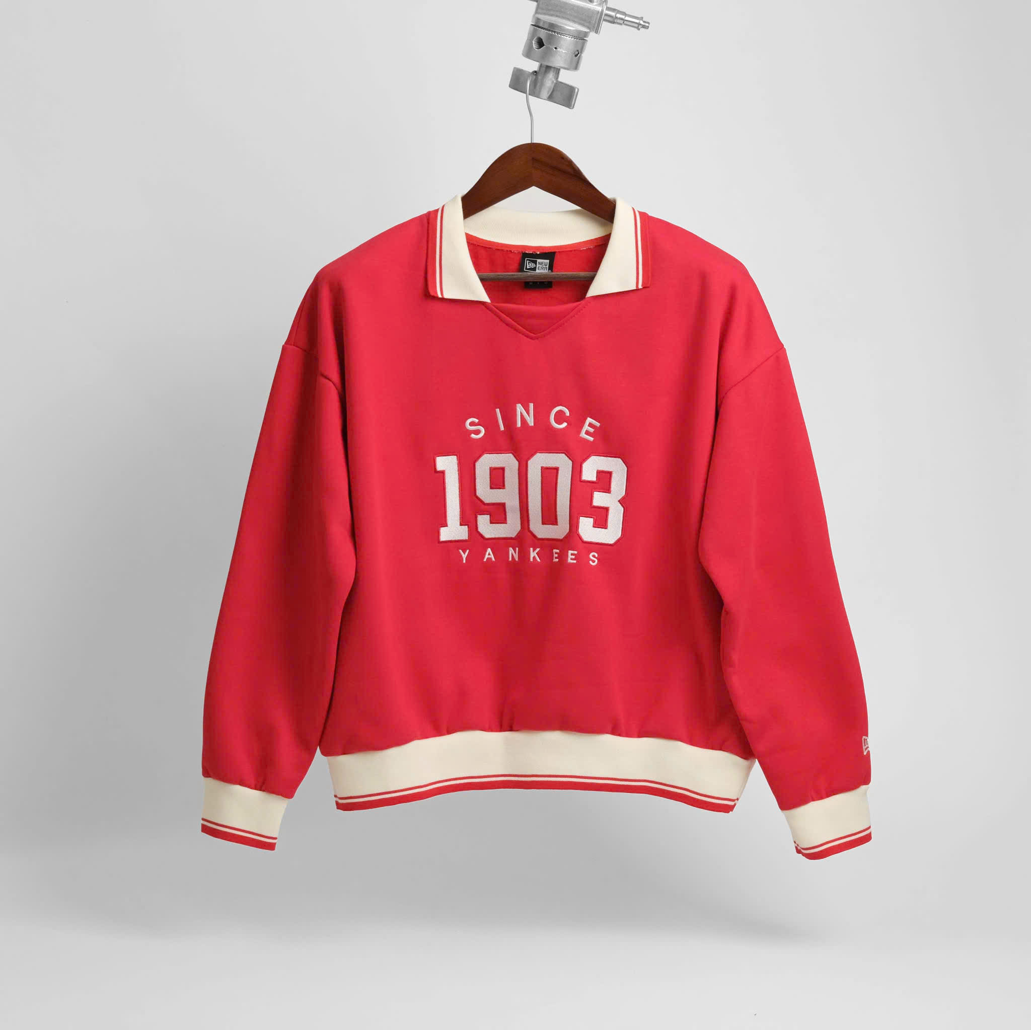 2162 - Áo Sweater New Era Polo 1903 Yankee Đỏ [HÀNG CHÍNH HÃNG]