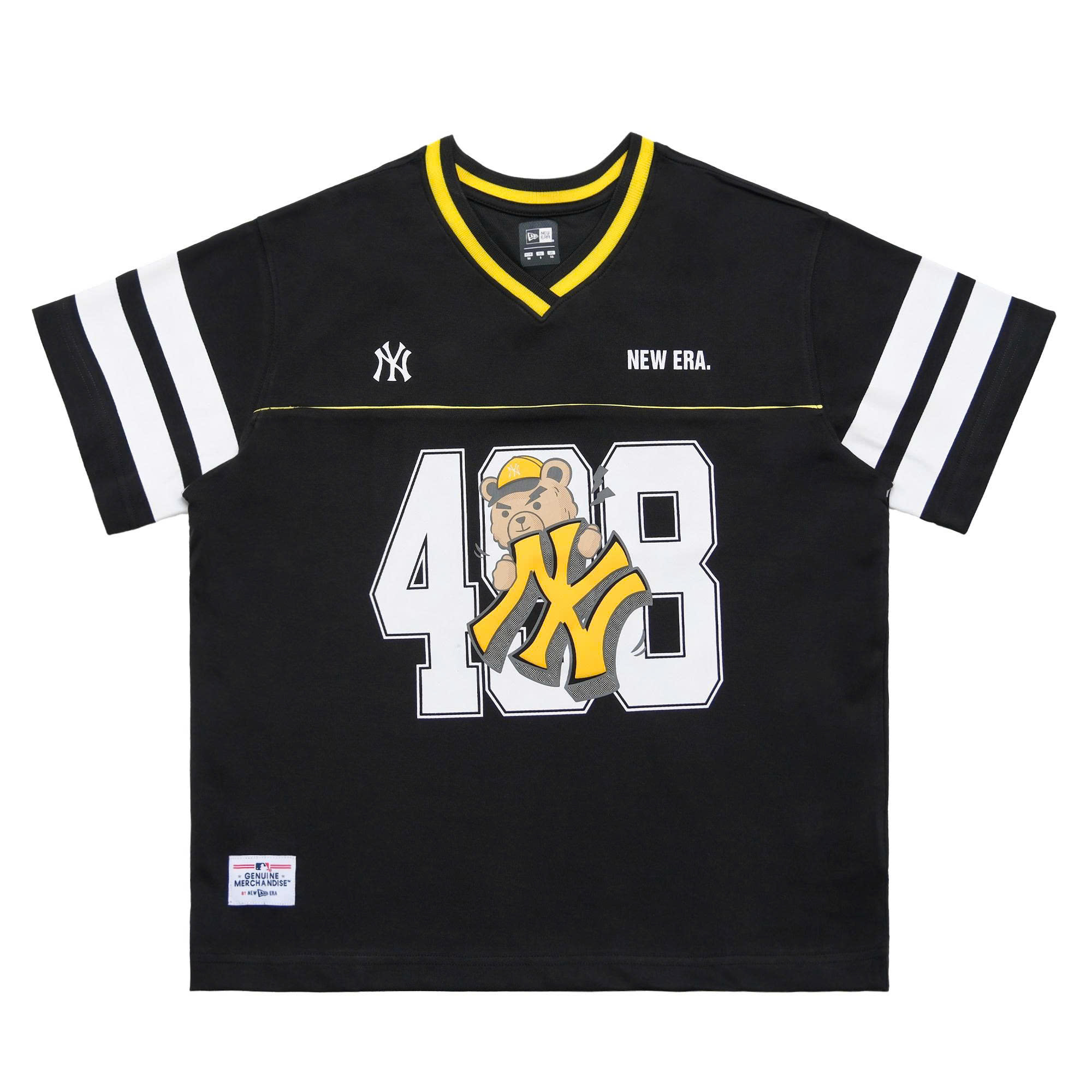 2570 - Áo New Era New York Yankess 4 Gấu 8 Đen [HÀNG CHÍNH HÃNG]