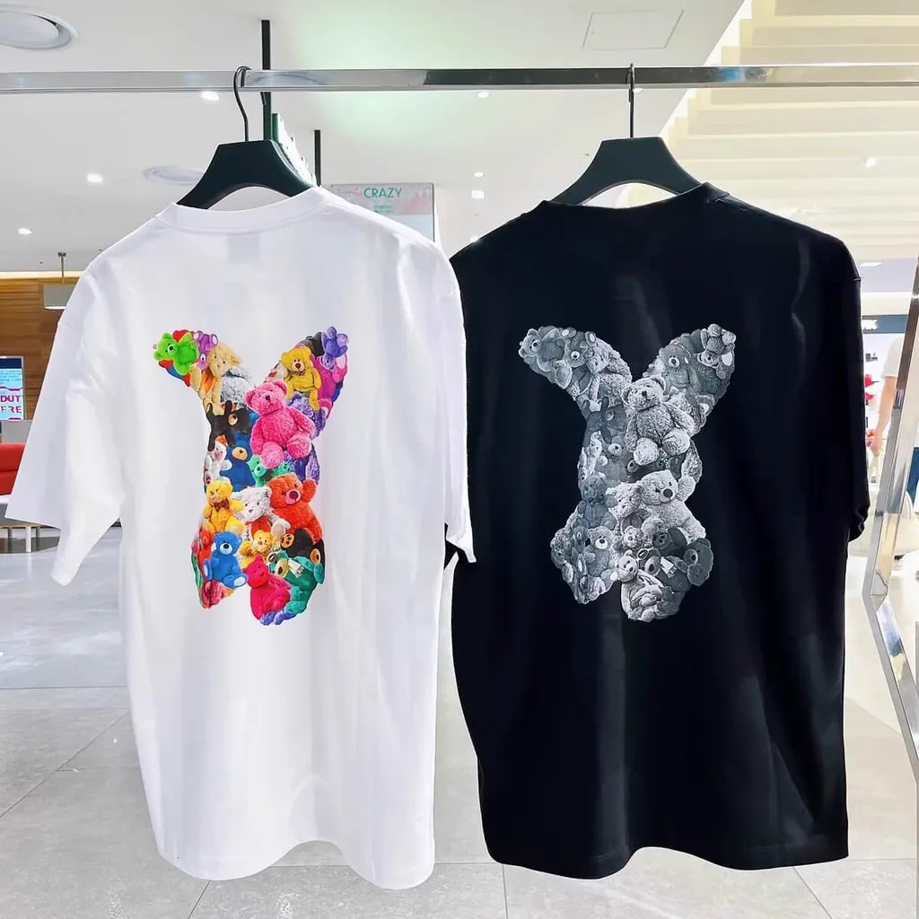 2200 - Áo ADLV Bear Doll Fuzzy Rabbit Trắng Acmé de la vie ADLV-24SS-SSABDF-WHT [HÀNG CHÍNH HÃNG]