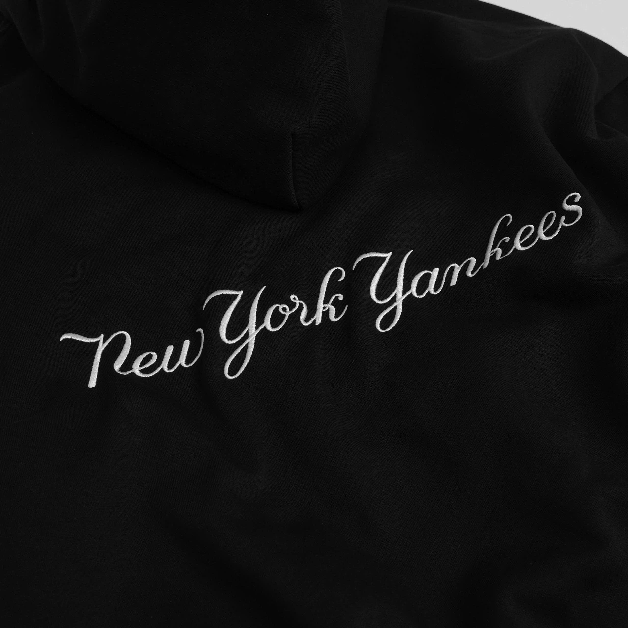 2018 - Áo Hoodie New Era NY New York Yankess Laurel Đen [HÀNG CHÍNH HÃNG]