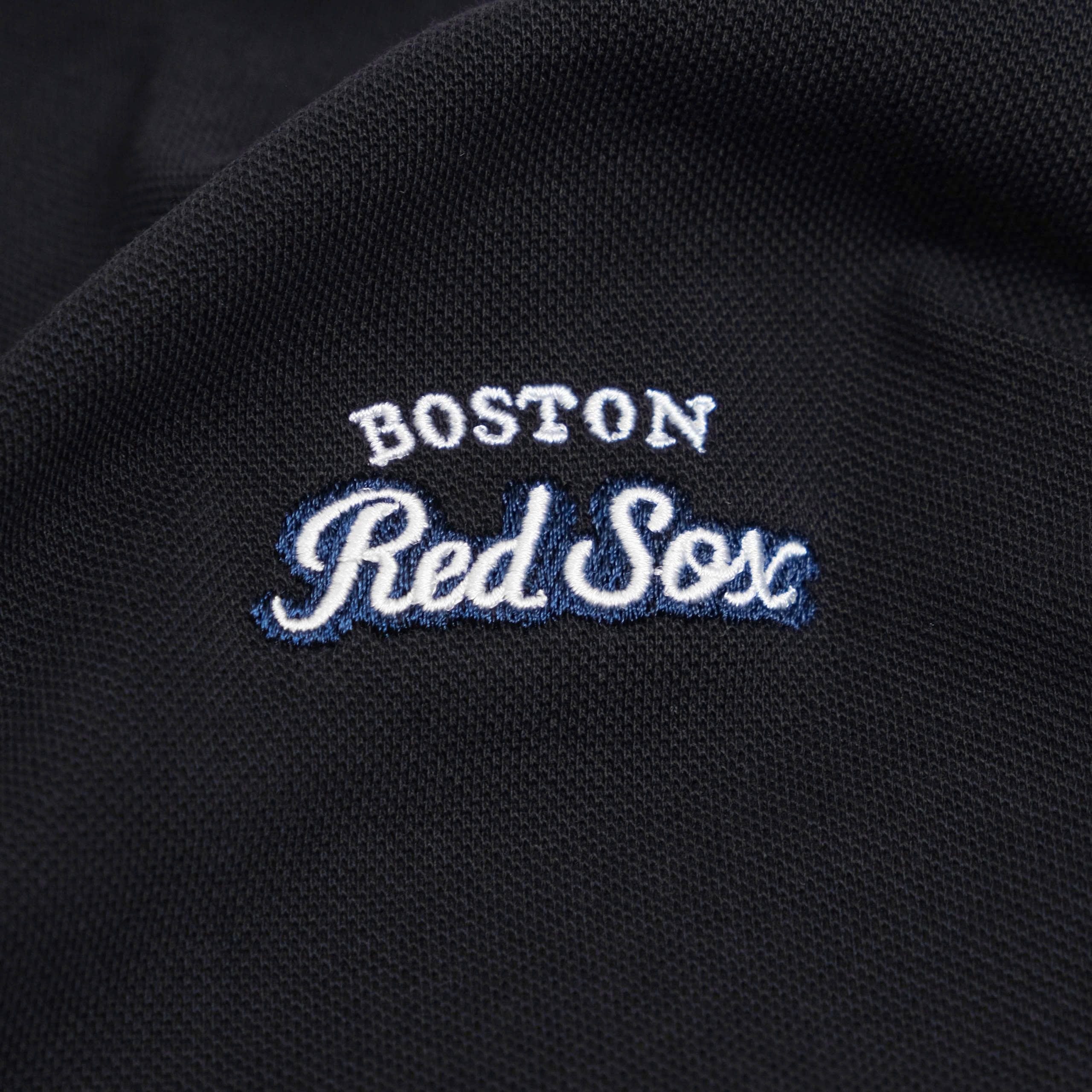 2001 - Áo Polo New Era Boston Red Sox Basic Đen [HÀNG CHÍNH HÃNG]