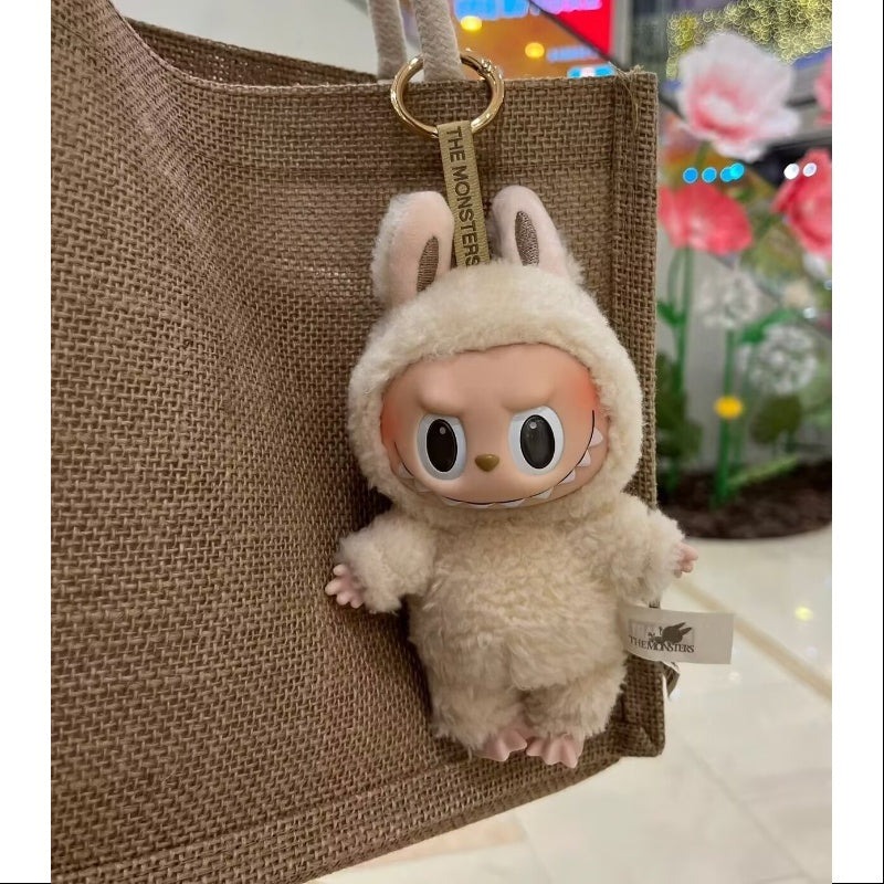 1093 - Labubu Soymilk Màu Be Size bé 17cm - Gấu Bông Art Toy [HÀNG CHÍNH HÃNG] Pop Mart