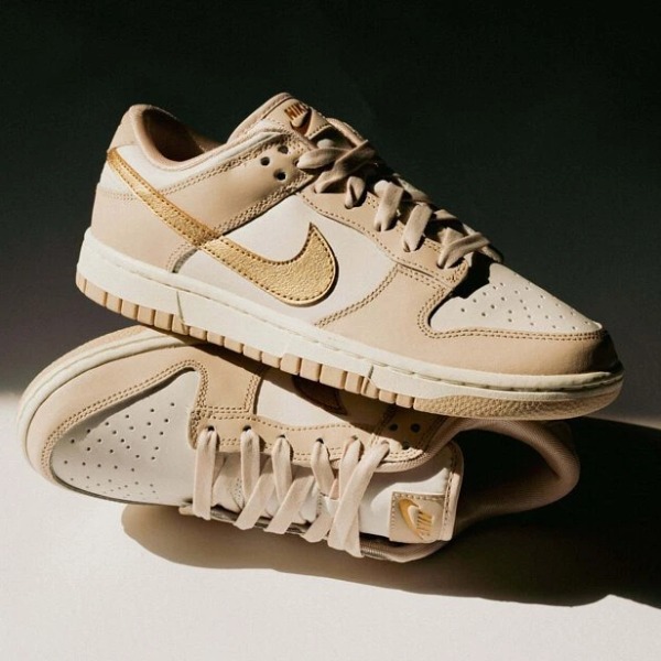 282 -  Giày Nike Dunk Low "Gold Swoosh" - Code DX5930-001 [HÀNG CHÍNH HÃNG]