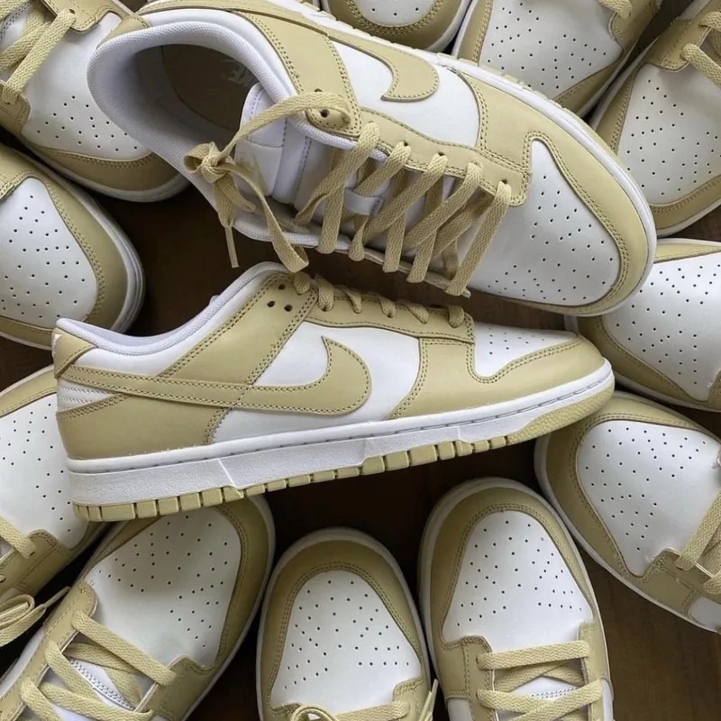 785 (077) -  Giày Nike Dunk Low Team Gold And White - Code DV0833-100 [HÀNG CHÍNH HÃNG]