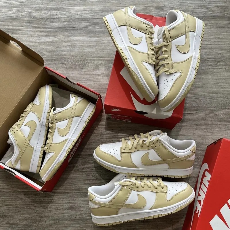 785 (077) -  Giày Nike Dunk Low Team Gold And White - Code DV0833-100 [HÀNG CHÍNH HÃNG]