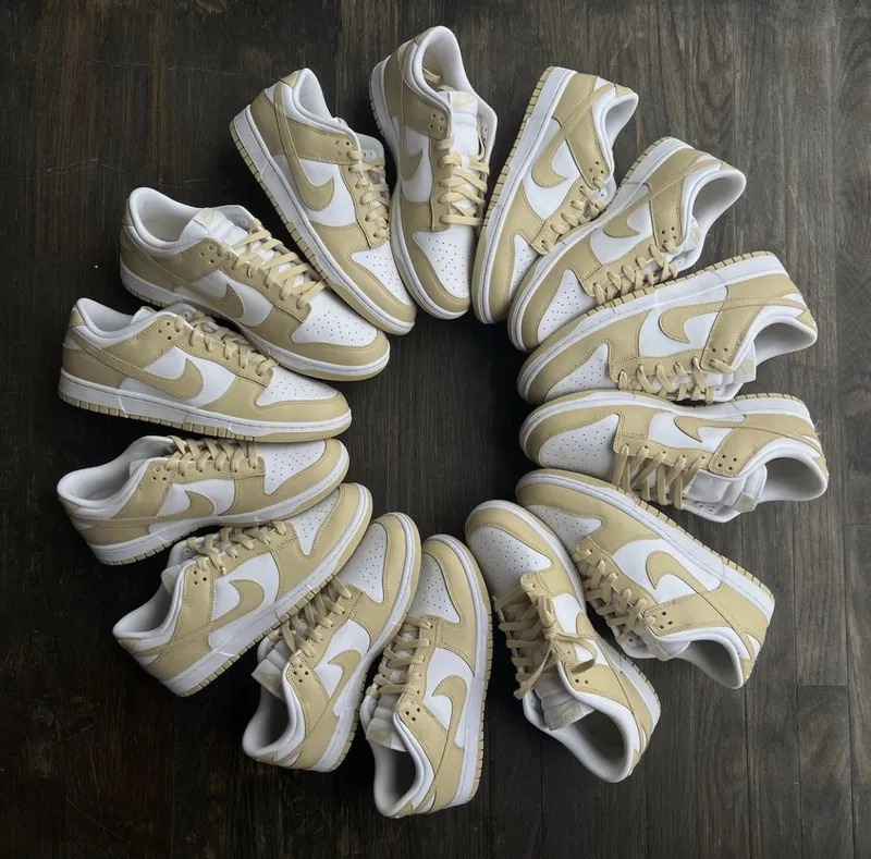 785 (077) -  Giày Nike Dunk Low Team Gold And White - Code DV0833-100 [HÀNG CHÍNH HÃNG]
